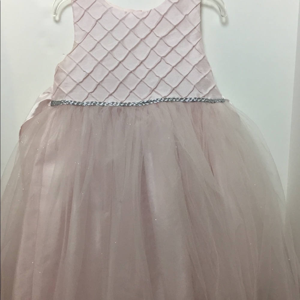 Satin and Sparkle Girl’s Holiday Dress